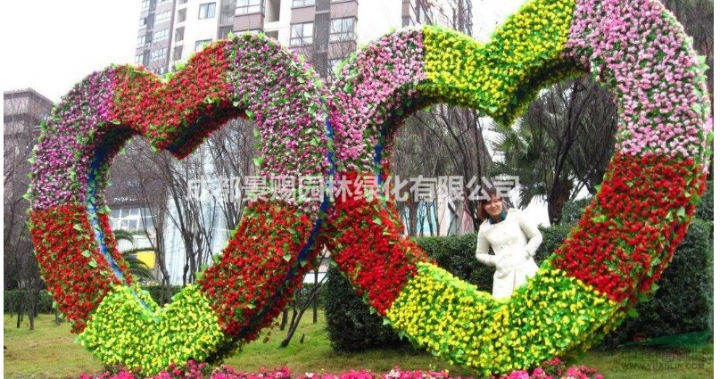 仿真动物植物 公园草皮摆件 成都绿雕造型厂家