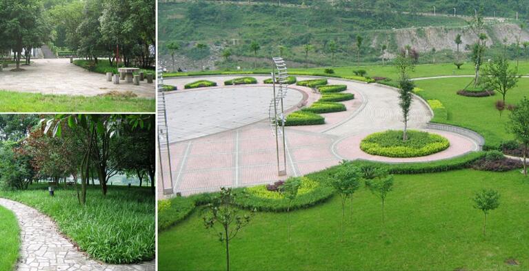 南澗縣澗北公園園林工程實景